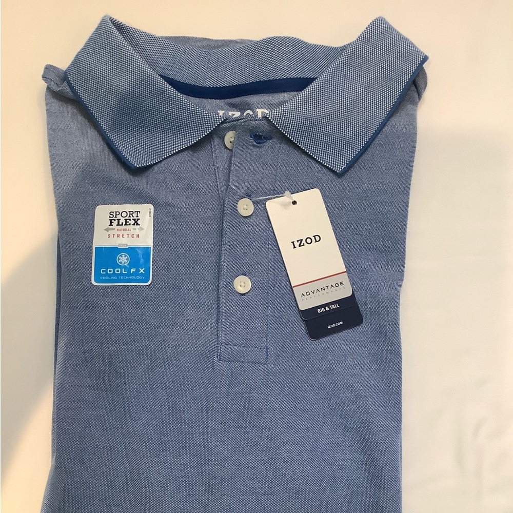 Mens IZOD Polo/Golf Shirt Size 3xL